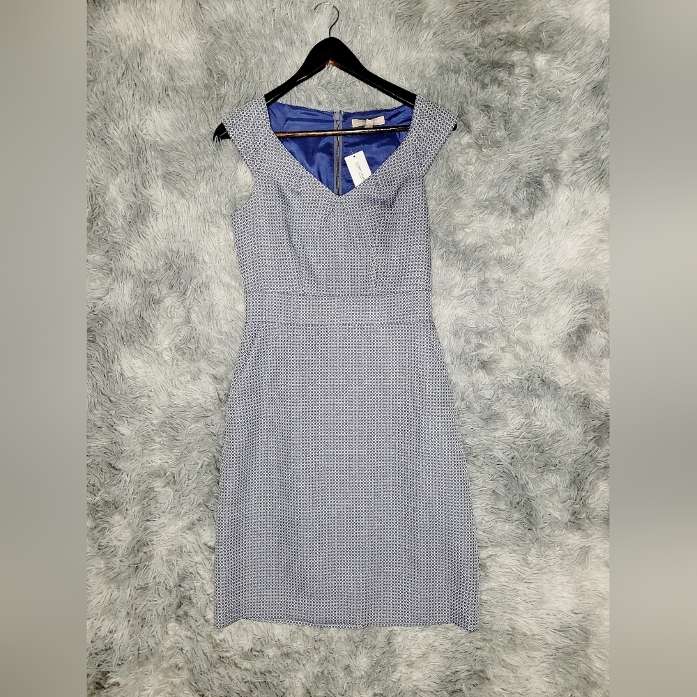 Banana Republic Blue Gingham, Vintage-Cut, Sleeveless Dress, Size 2